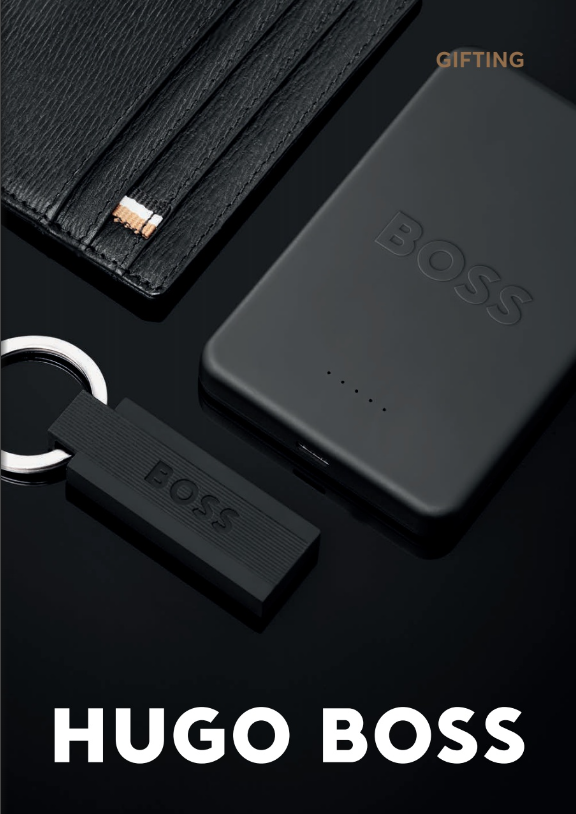Robocza okładka katalogu Hugo Boss