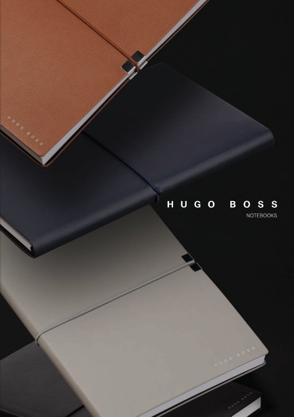 Robocza okładka katalogu Hugo Boss Notatniki